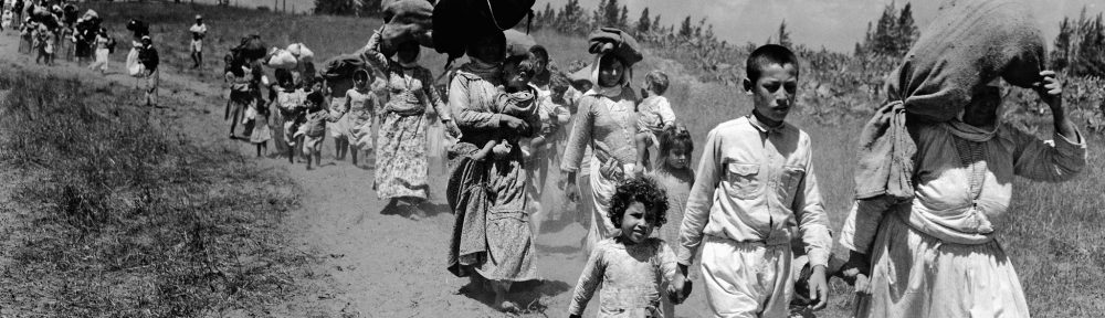 The Palestinian Nakba, 1948.